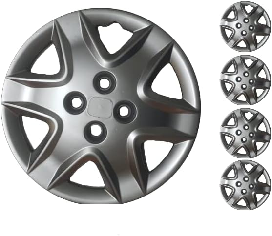 Copri set od 4 kotača s 14-inčnim srebrnim vijkom od srebrnog hubcap-a odgovara sjedalu
