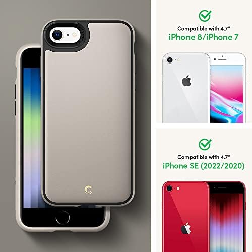 Cyrill kožna opeka kompatibilna s kućištem iPhone SE 2022 / iPhone SE 3 kućište | iPhone SE Case 2020 | Slučaj iPhone 8 | Slučaj iPhone
