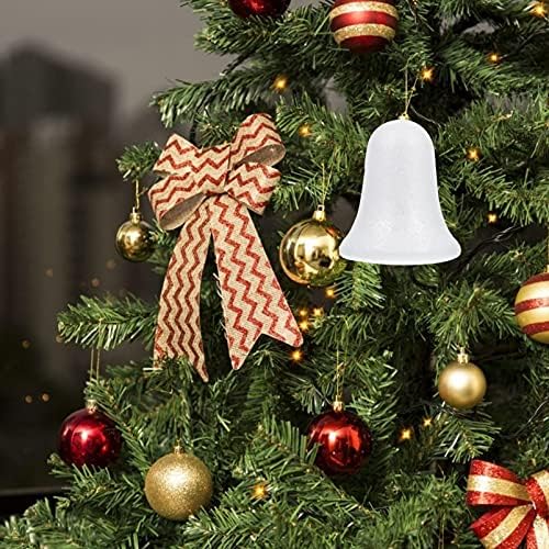 SEWACC CONES DIY kuglice božićni ukras Jingle Bell 10pcs DIY prazna pjena Zvona Nedovršeni privjesak za božićno drvce Viseći dekor