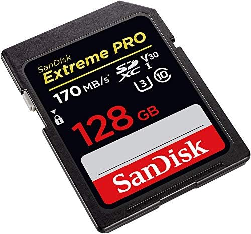 Komplet kartica SanDisk 128GB SDXC memorijske kartice SD Extreme Pro radi sa digitalnim slr fotoaparatima Nikon D3500, D7500, D5600