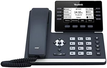 Yealink SIP-T53 IP telefon, 12 VoIP računa. 3,7-inčni grafički prikaz. USB 2.0, DUAL-PORT Gigabit Ethernet, 802.3af Poe, adapter za