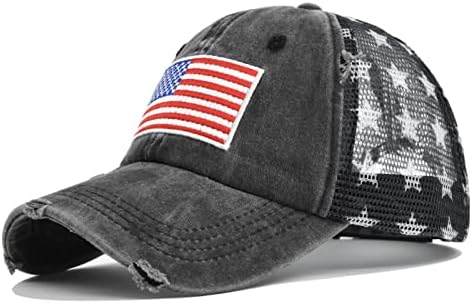 Baseball kapa za muškarce i žene Američka zastava Hip Hop šešir za sunčanje Traper mreža za sunčanje straga kamiondžija šešir za muškarce