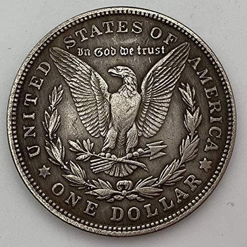 Izazovni novčić 1896 Wanderer lubanje utisnuti antički bakar stari srebrni komemorativni novčić kolekcionarski novčić bakar i srebrna