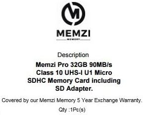 Memorijska kartica MEMZI PRO 32 GB, 90 Mb/s, class 10 Micro SDHC kartica sa SD adapterom za mobilne telefone Blackview BV6800 Pro,