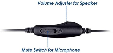Volumen +Slušalica za isključivanje s mikrofonom s prekidačem s mikrofonom kompatibilno s Yealink telefonima T19 T20 T21 T22 T26 T26