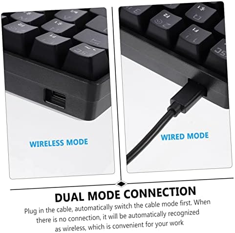 Tipkovnica Mobestech 61 RGB sa žičanim pozadinskim osvjetljenjem, USB Office mehaničke tipke for -Key Plava podesivi неосвещенный laptop