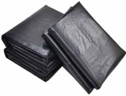 cajjyruwe 100pcs crno jednokratno ne curi torbe za smeće Kućne kuhinje često se koriste uštede crne vrećice za smeće veličine 43x45cm