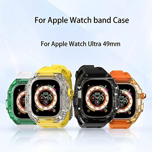 KGFCE za Apple Watch Ultra 49mm Band Case Series 8 7 6 5 4 SE Band narukvica remen Watchband mod kit Robus zaštitni poklopac