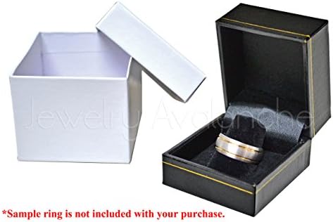 0,21 karatni ružičasti dijamantni prsten od turmalina od volframa s 3 kamena-udobno pristajanje 8 mm polirani crni zaručnički prsten